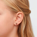 Boucles D'oreilles Puces Or Jaune Syringa Smalto - Clous d'oreilles Enfant | Histoire d&rsquo;Or