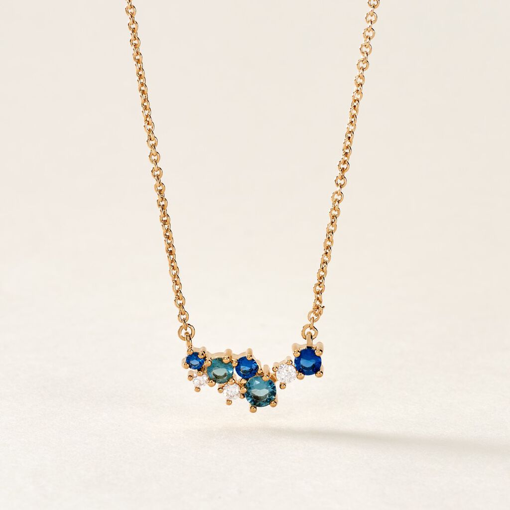 Collier More Plaqué Or Pierre Artificielle - Colliers Femme | Histoire d’Or