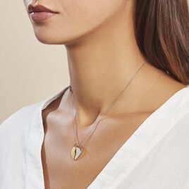 Pendentif Marie-stephanie Plaqué Or Bicolore - Pendentifs Femme | Histoire d’Or