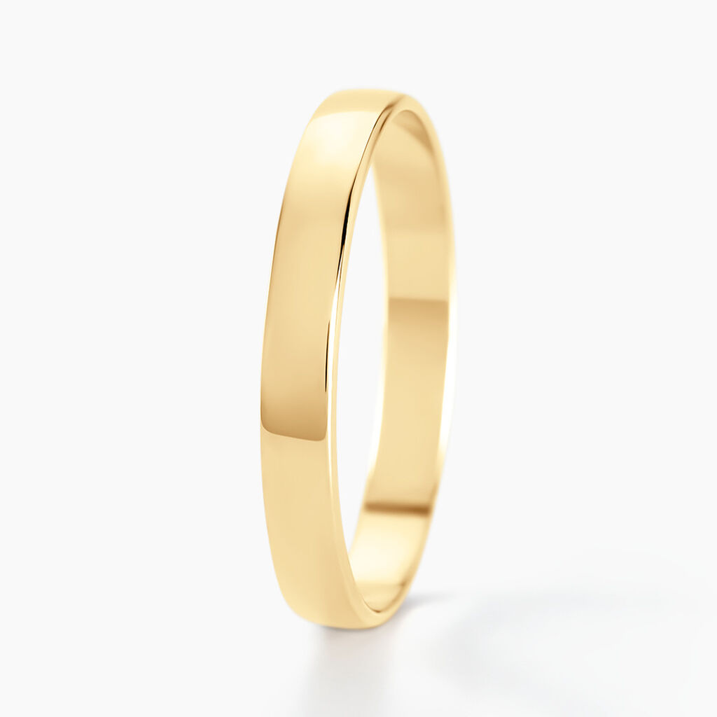 Alliance Julie Ruban Classique Or Jaune - Alliances Famille | Histoire d’Or