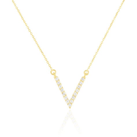 Collier Celene Or Jaune Oxyde De Zirconium - Colliers Femme | Histoire d’Or