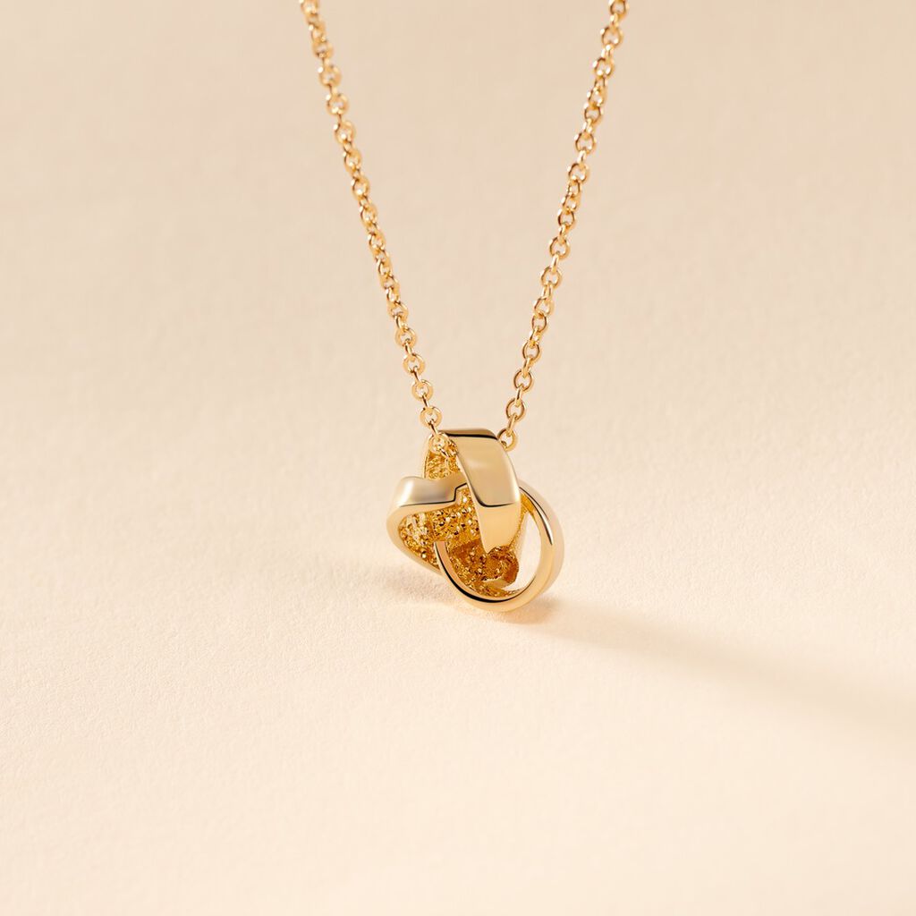 Collier Marcelina Plaqu&eacute; Or Jaune - Bijoux sans pierre Femme | Histoire d&rsquo;Or