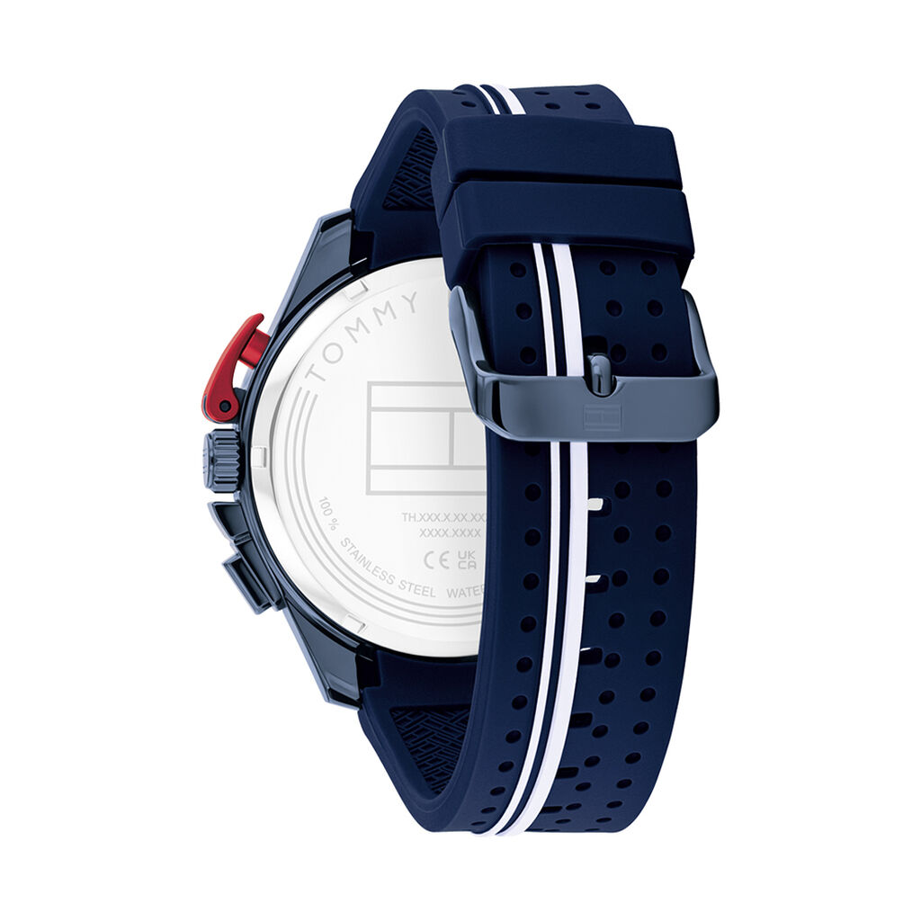 Montre Tommy Hilfiger Bank Bleu - Montres Homme | Histoire d&rsquo;Or