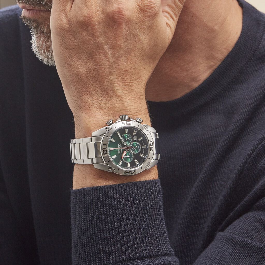 Montre Festina Chrono Bike Vert - Montres Homme | Histoire d’Or