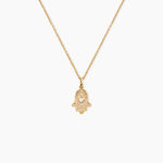 Collier Plaqu&eacute; Or Stijn Oxyde De Zirconium - Colliers fantaisie Femme | Histoire d&rsquo;Or