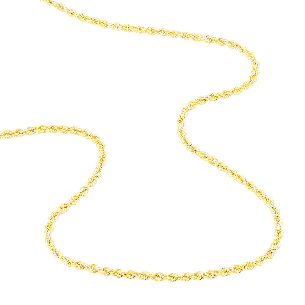 Collier Cordelia Maille Corde Or Jaune - Chaines Femme | Histoire d&rsquo;Or