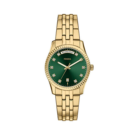 Montre Fossil Scarlette Vert - Montres Femme | Histoire d&rsquo;Or