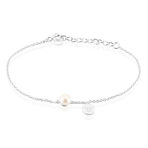 Bracelet Florenceau Argent Blanc Perle De Culture - Bracelets fantaisie Femme | Histoire d’Or