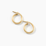 Cr&eacute;oles Verania Argent Dor&eacute; A L'Or 750/1000 - Boucles d'oreilles cr&eacute;oles Femme | Histoire d&rsquo;Or