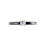 Bague Solitaire Nigelia Argent Blanc Oxyde De Zirconium - Bagues solitaires Femme | Histoire d&rsquo;Or