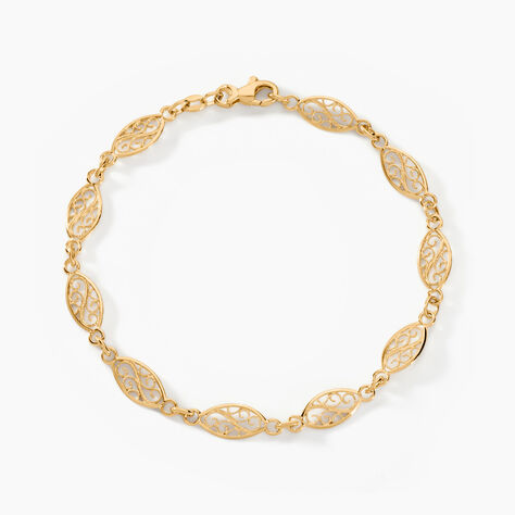 Bracelet Golden Acanty Or Jaune - Bracelets cha&icirc;ne Femme | Histoire d&rsquo;Or