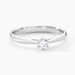 Bague Solitaire Veronika Or Blanc Diamant - Bagues solitaires Femme | Histoire d’Or