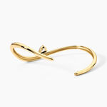 Bracelet Jonc Sunset Riviera Argent Dor&eacute; A L'Or 750/1000 Oxyde De Zirconium - Bracelets joncs Femme | Histoire d&rsquo;Or