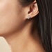 Boucles D'oreilles Puces Argent Blanc Alys Oxyde De Zirconium - Boucles d'oreilles fantaisie Femme | Histoire d’Or