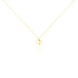 Collier Terentille Coeur Or Jaune Oxyde De Zirconium - Colliers Enfant | Histoire d’Or