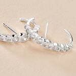 Boucles D'oreilles Liviu Argent Blanc Oxyde De Zirconium - Boucles d'oreilles cr&eacute;oles Femme | Histoire d&rsquo;Or