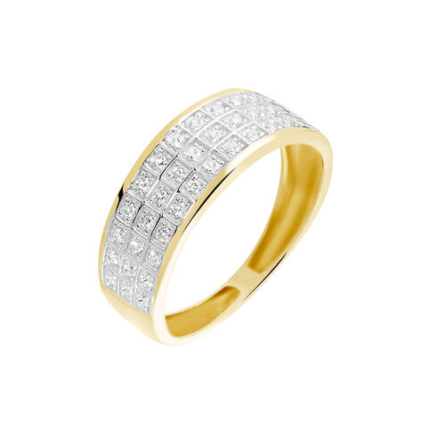 Bague Morjana Or Jaune Oxyde De Zirconium - Bagues avec pierre Femme | Histoire d’Or