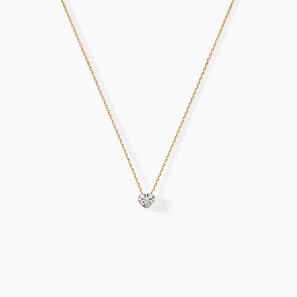 Collier Diamantia Or Jaune Diamant - Colliers Femme | Histoire d’Or