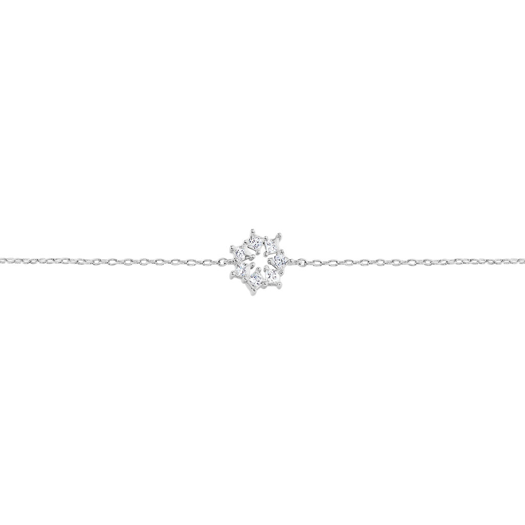 Bracelet Argent Henrick Oxydes De Zirconium - Bracelets Femme | Histoire d&rsquo;Or