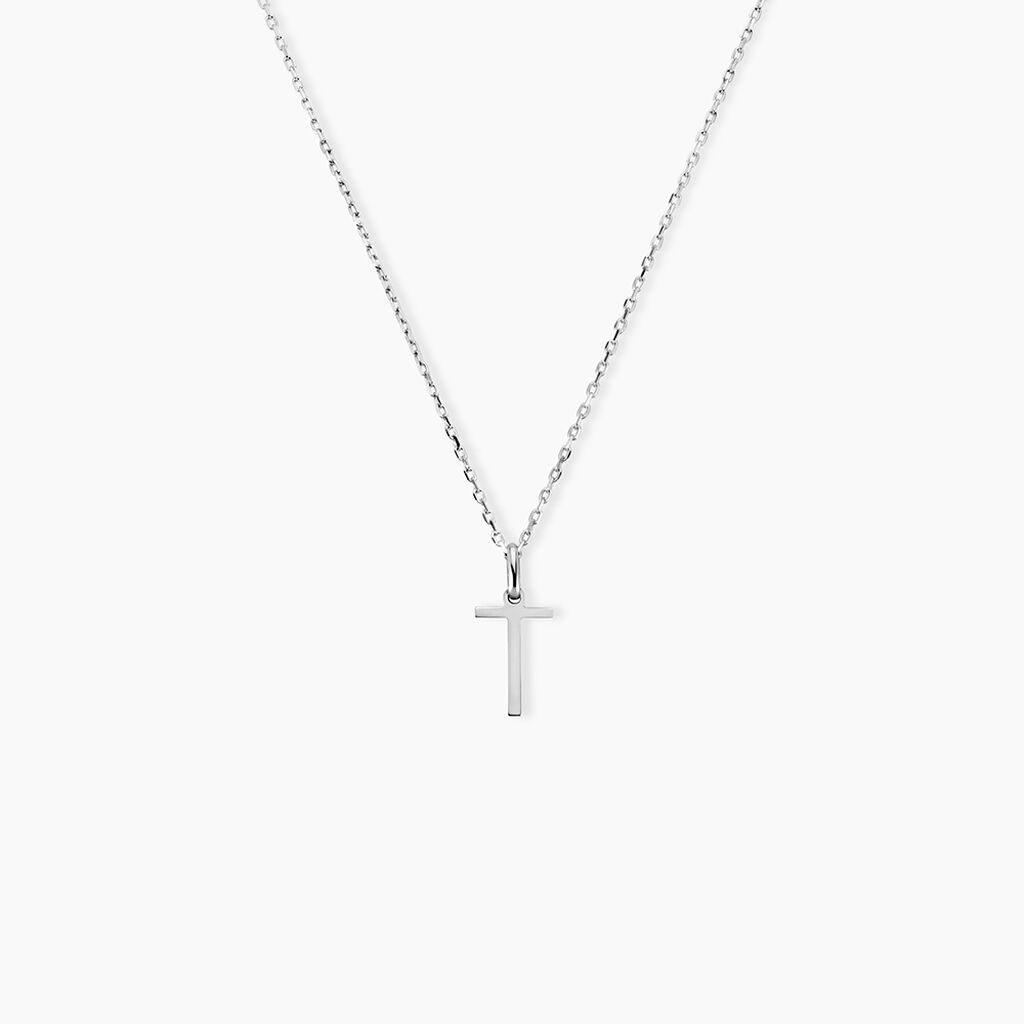 Pendentif Ionia Lettre Or Blanc - Pendentifs Famille | Histoire d&rsquo;Or