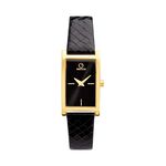 Montre O Watch Oblong Noir - Montres Femme | Histoire d&rsquo;Or