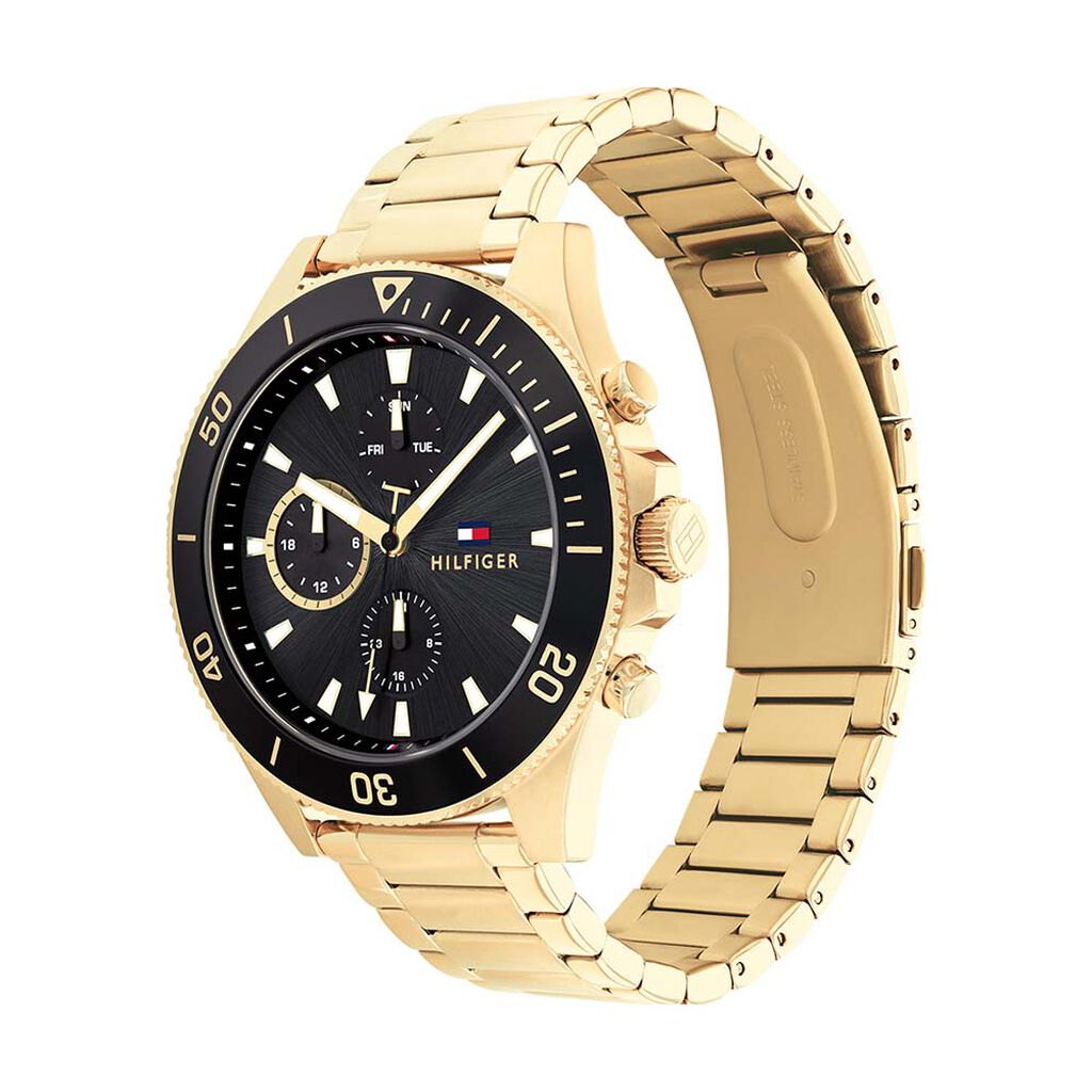 Montre Tommy Hilfiger Larson Noir - Montres Homme | Histoire d’Or