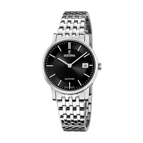 Montre Festina Swiss Made Noir - Montres suisses Femme | Histoire d’Or