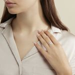 Bague Elfidiane Or Blanc Diamant - Bagues solitaires Femme | Histoire d&rsquo;Or