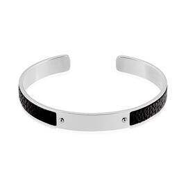 Bracelet Jonc Ahamd Acier Blanc - Bracelets fantaisie Homme | Histoire d’Or