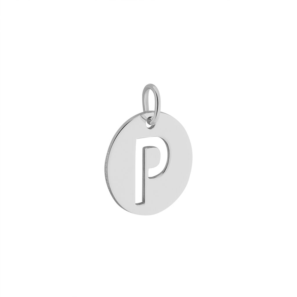 Pendentif Elio P Argent Blanc - Pendentifs Famille | Histoire d’Or