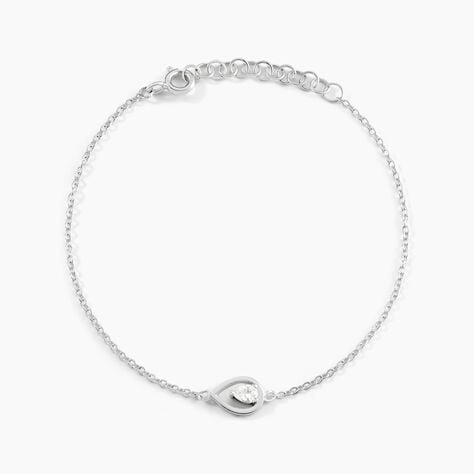 Bracelet Argent Temusio Oxydes De Zirconium - Bracelets Femme | Histoire d&rsquo;Or