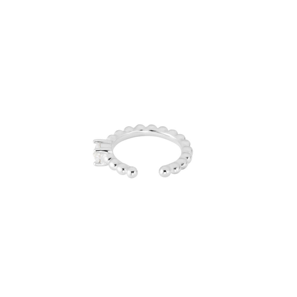 Bague D'hélix Unitaire Alix Argent Blanc Oxyde De Zirconium - Boucles d'oreilles fantaisie Femme | Histoire d’Or