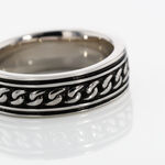 Bague Balthazar Argent Blanc - Bagues Homme | Histoire d&rsquo;Or