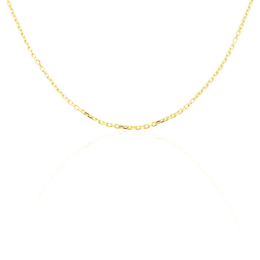 Cha&icirc;ne Igoa Maille For&ccedil;at Diamantee Or Jaune - Chaines Famille | Histoire d&rsquo;Or