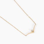 Collier Volia Or Jaune Diamant - Colliers Femme | Histoire d&rsquo;Or