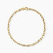 Bracelet Carlo Maille Marine Ronde Or Bicolore - Bracelets chaîne Femme | Histoire d’Or