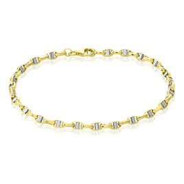 Bracelet Fideline Or Bicolore - Bracelets chaîne Femme | Histoire d’Or