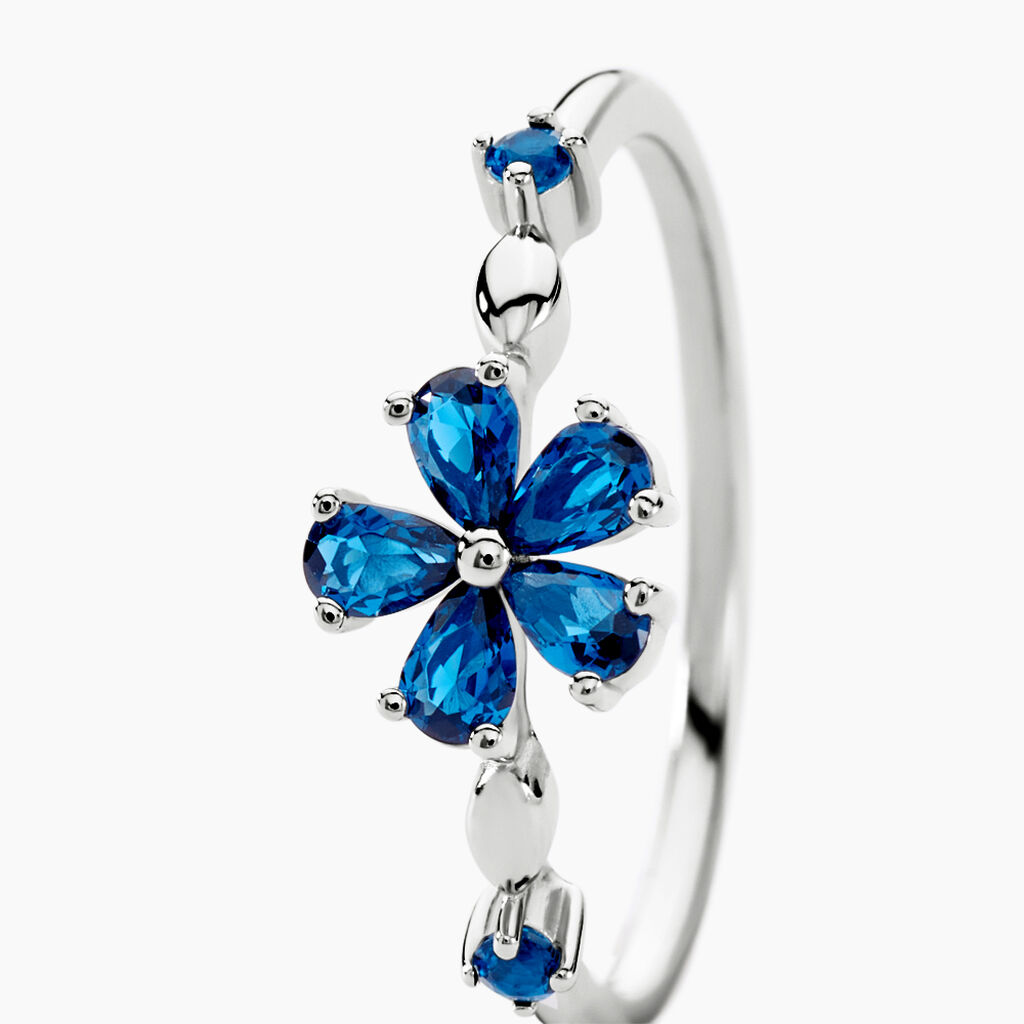 Bague Laldilon Argent Blanc Oxyde De Zirconium - Bagues avec pierre Femme | Histoire d’Or