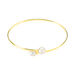Bracelet Jonc Sammy Or Jaune Perle De Culture - Bracelets joncs Femme | Histoire d’Or
