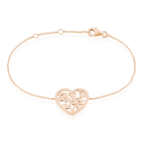 Bracelet Douglas Argent Rose Oxyde De Zirconium - Bracelets Femme | Histoire d&rsquo;Or