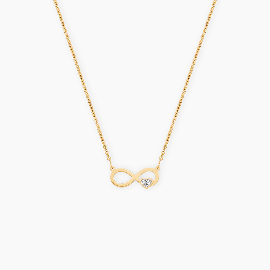 Collier Solemnia Argent Dor&eacute; A L'Or 750/1000 - F&ecirc;te des m&egrave;res Femme | Histoire d&rsquo;Or