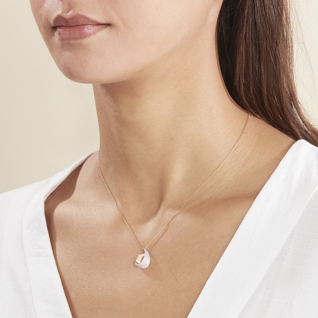 Collier Boucle D'or Or Jaune Oxyde - Colliers Femme | Histoire d’Or
