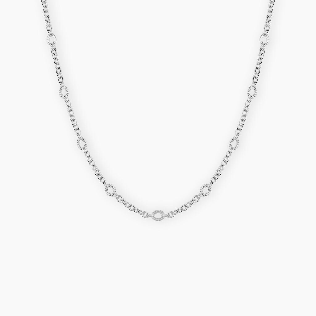 Collier Leodie Argent Blanc - Colliers fantaisie Femme | Histoire d&rsquo;Or