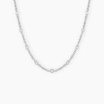 Collier Leodie Argent Blanc - Colliers fantaisie Femme | Histoire d&rsquo;Or