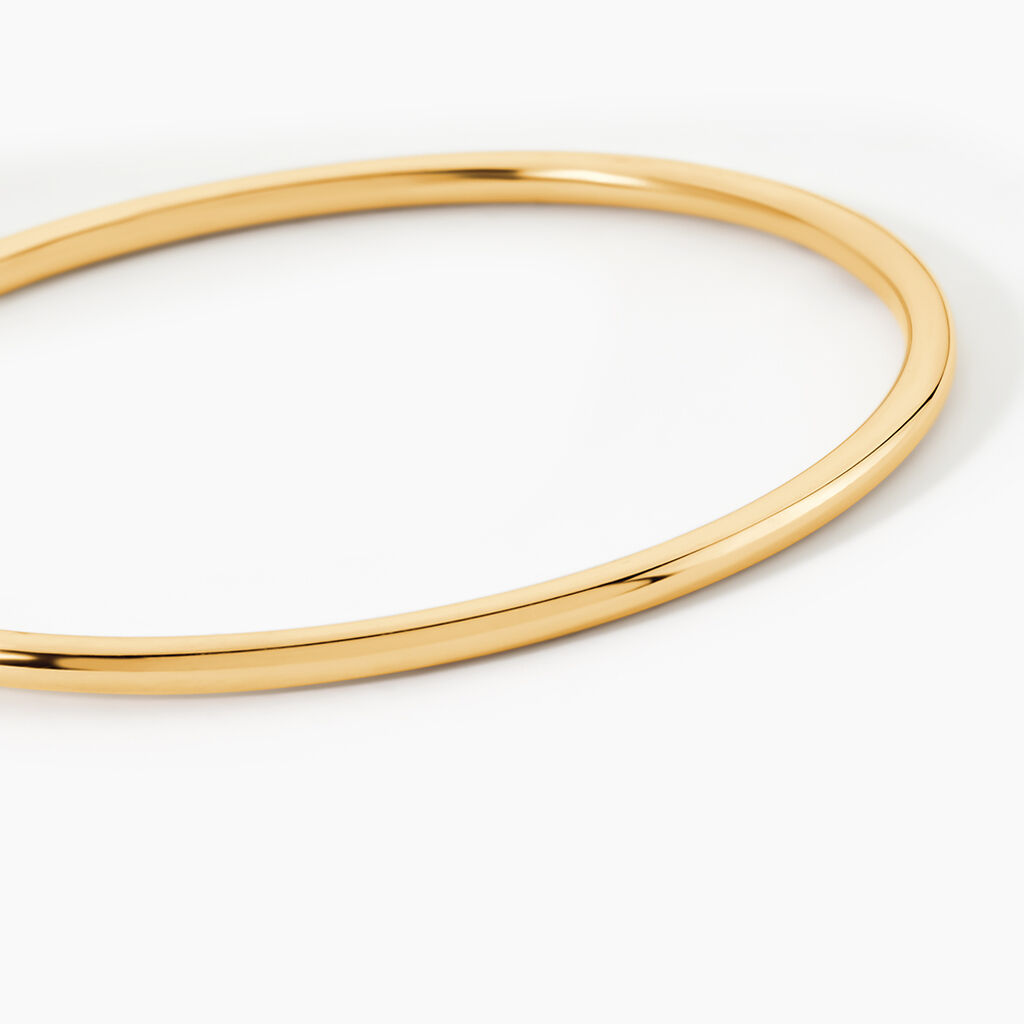 Bracelet Jonc Xylina Fil Rond Lisse Or Jaune - Bracelets joncs Famille | Histoire d&rsquo;Or