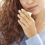 Bague Sabine Or Blanc Diamant - Bagues solitaires Femme | Histoire d&rsquo;Or