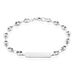Bracelet Identite Argent Blanc Carrus - Gourmettes Homme | Histoire d’Or