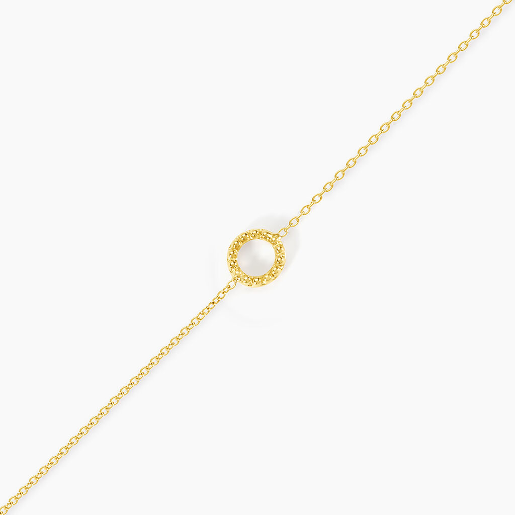 Bracelet Peytone Argent Dor&eacute; - Bijoux sans pierre Femme | Histoire d&rsquo;Or