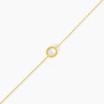 Bracelet Peytone Argent Dor&eacute; - Bijoux sans pierre Femme | Histoire d&rsquo;Or