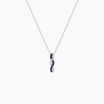 Collier Ligera Or Blanc Saphir Et Diamant - Colliers Femme | Histoire d&rsquo;Or